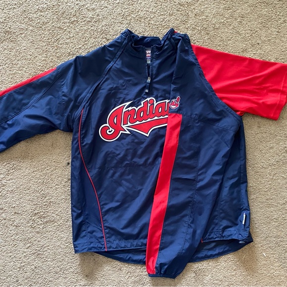Vintage Cleveland Indians bullpen Windbreaker - Picture 6 of 6